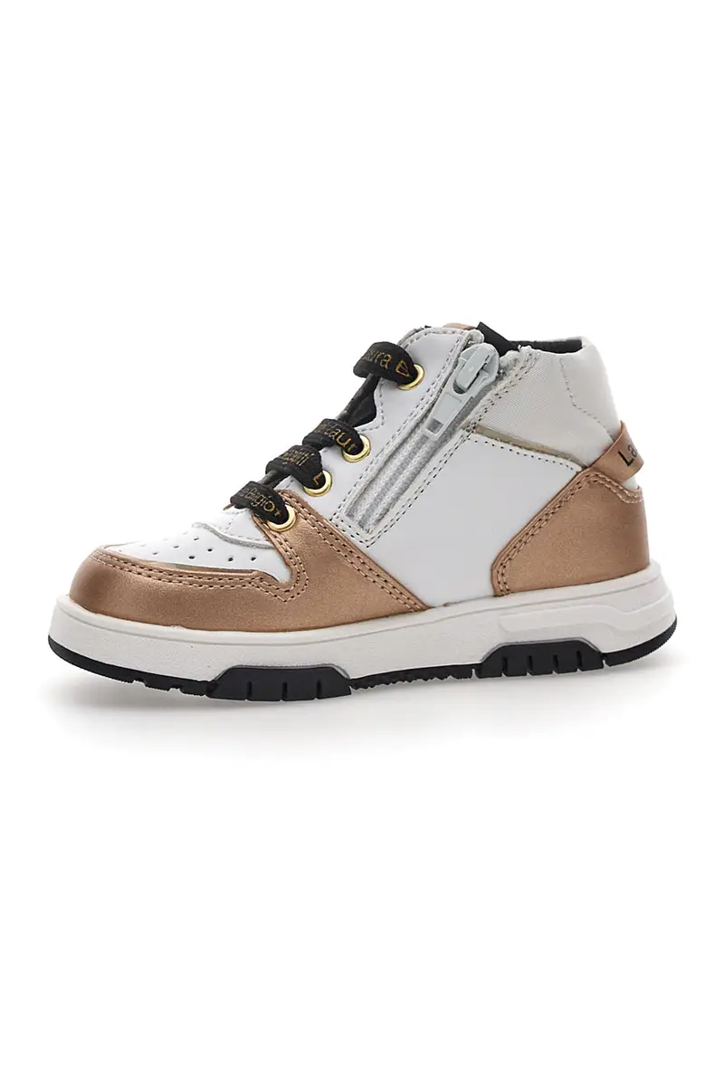 Sneakers Primi Passi Bianche/Rosa Laura Biagiotti 8820 miniatura 3