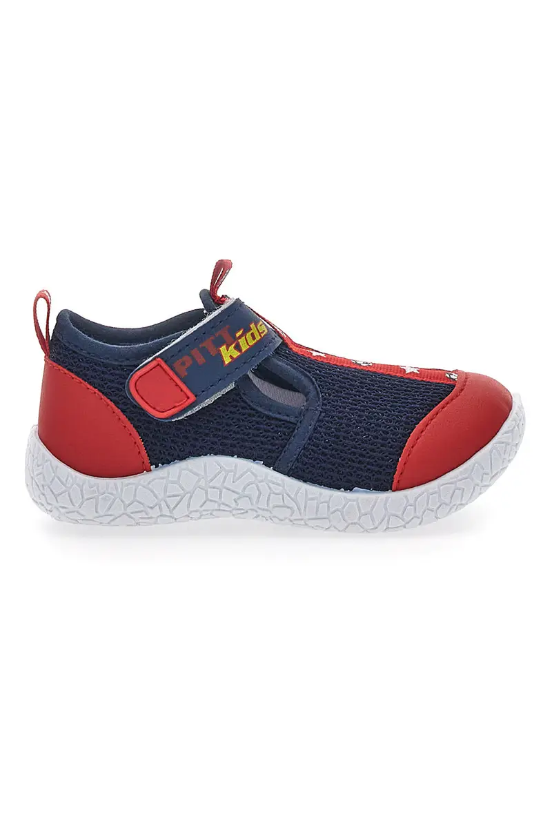 Sneakers Primi Passi Blu e Rosso Pitt Kids 1006