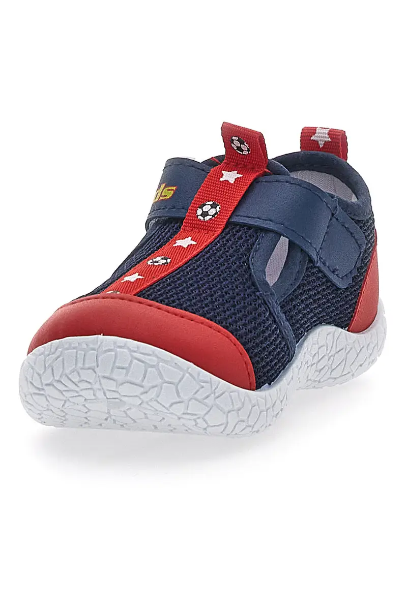 Sneakers Primi Passi Blu e Rosso Pitt Kids 1006 miniatura 3