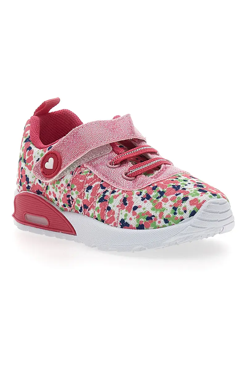 Sneakers primi passi rosa glitter Pitt Kids PK1394A miniatura 2
