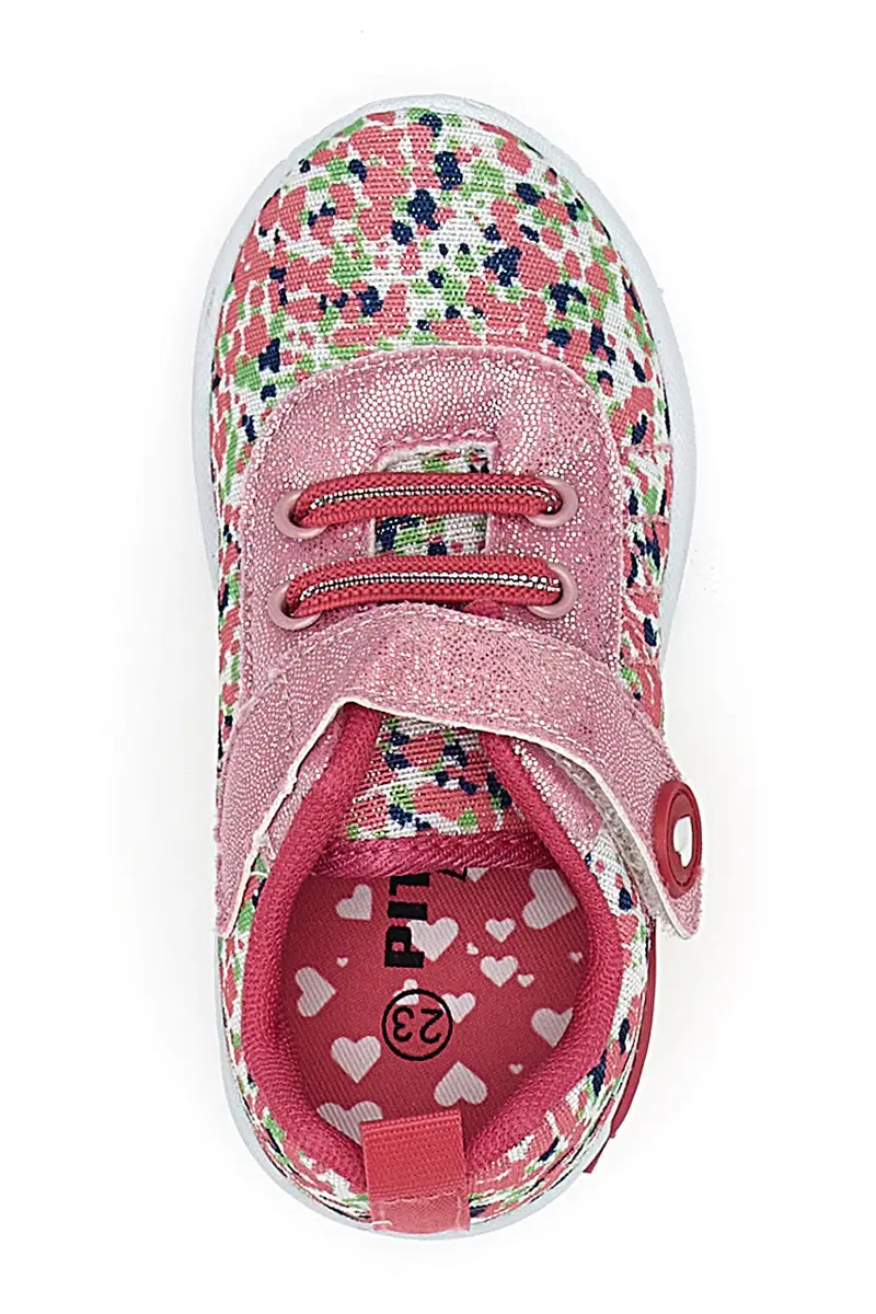 Sneakers primi passi rosa glitter Pitt Kids PK1394A miniatura 3