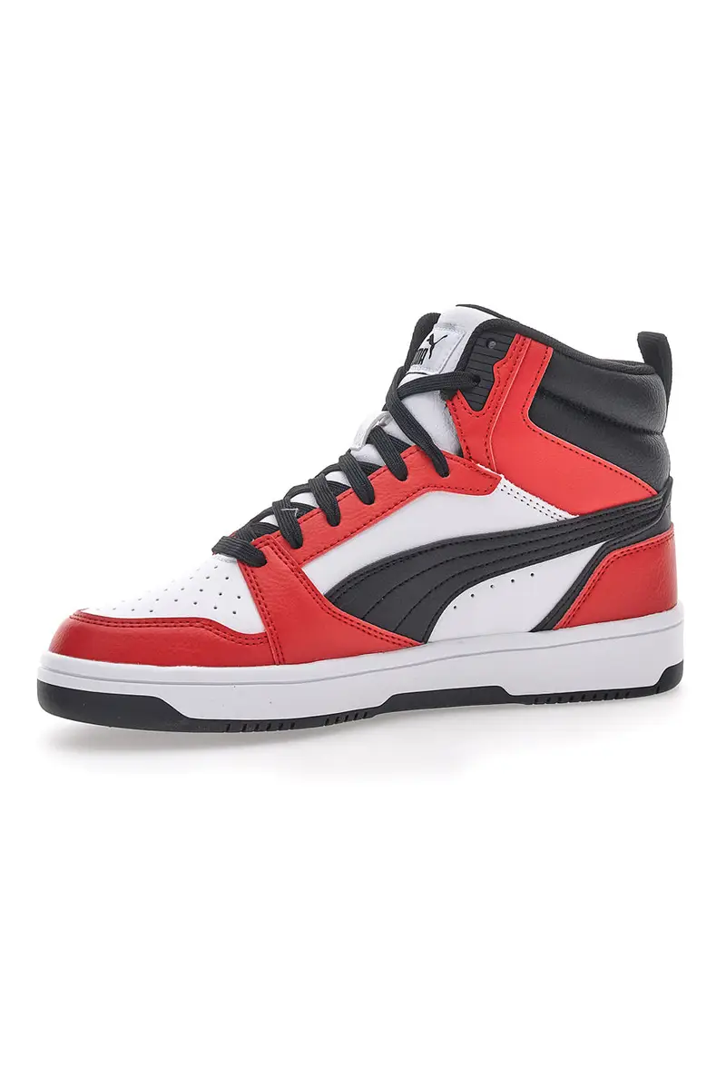 Sneakers Puma Rebound V6 Bianche/Rosse miniatura 3