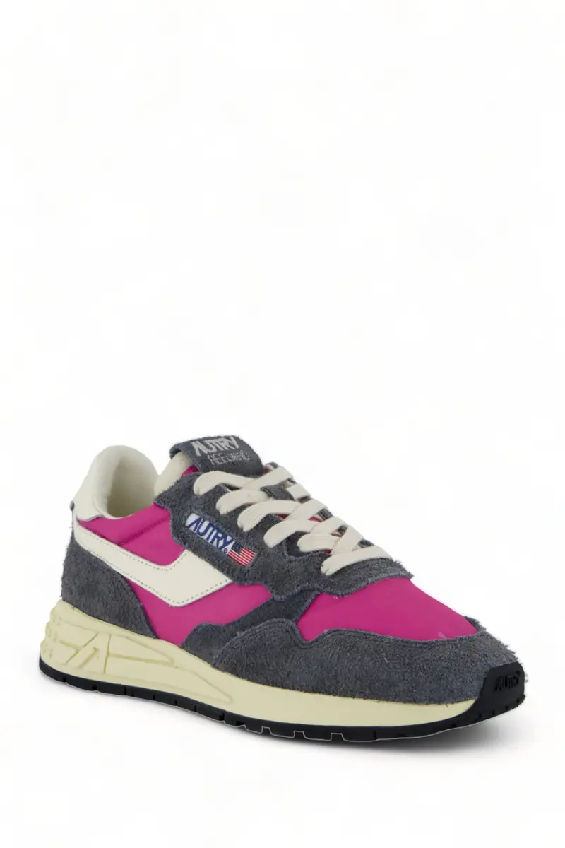 Sneakers Reelwind Fucsia e Grigie miniatura 2