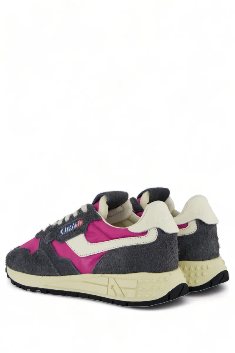 Sneakers Reelwind Fucsia e Grigie miniatura 3