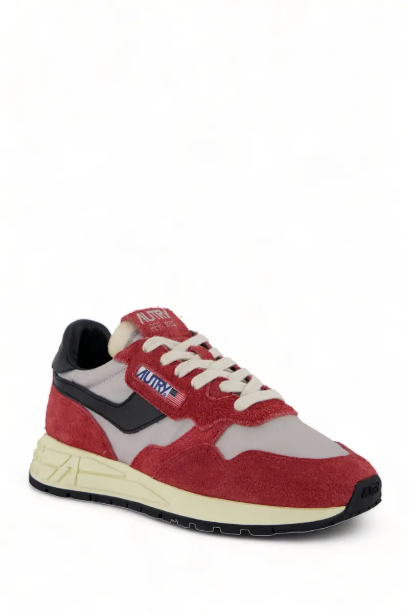 Sneakers Reelwind Grigie e Rosse miniatura 2