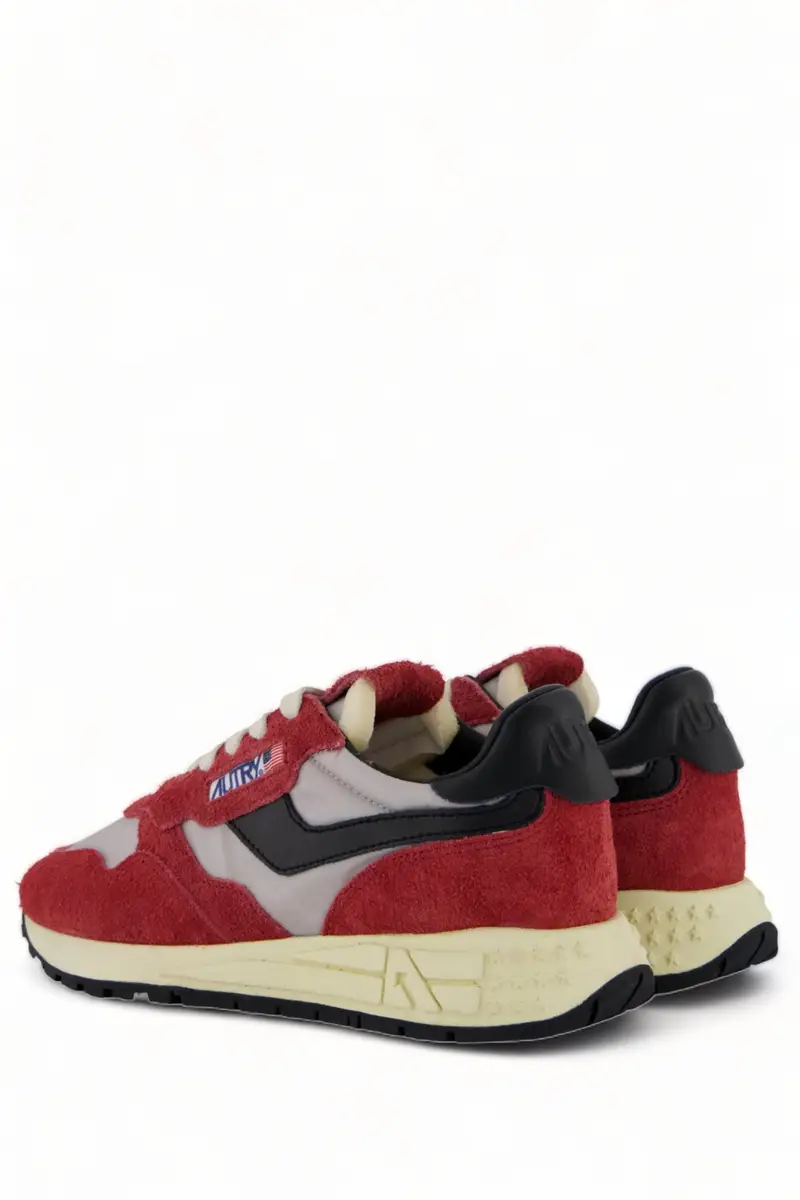 Sneakers Reelwind Grigie e Rosse miniatura 3