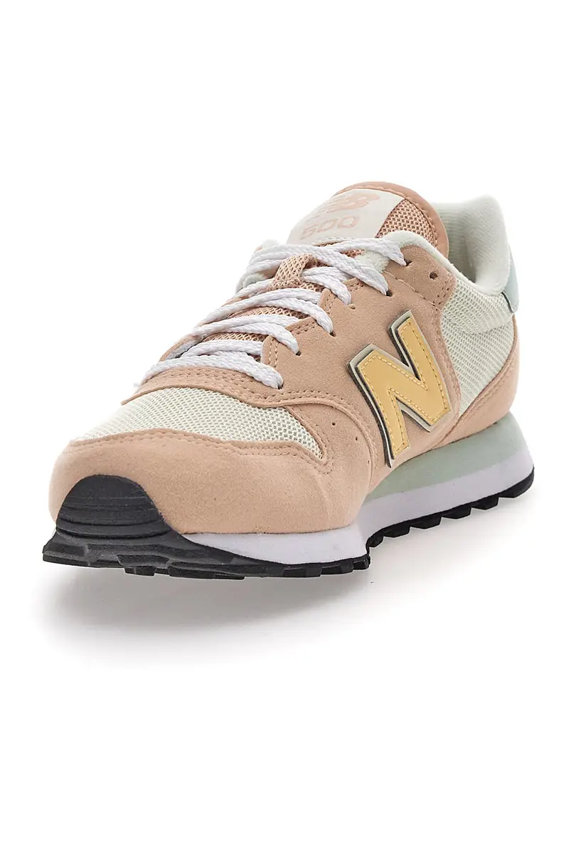 Sneakers Rosa Con Dettagli Colorati New Balance 500 miniatura 3