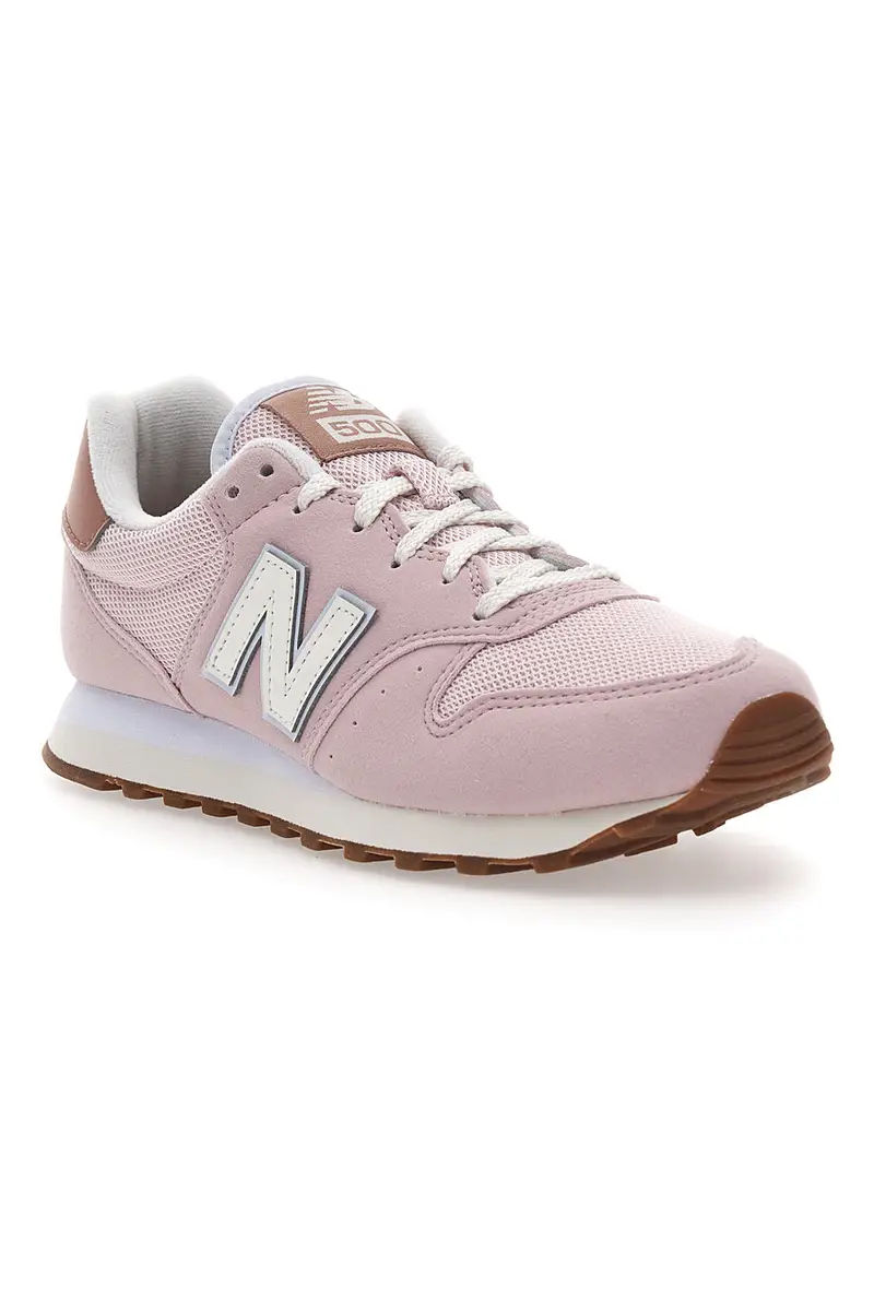 Sneakers rosa con inserti in tessuto New Balance 500 miniatura 2