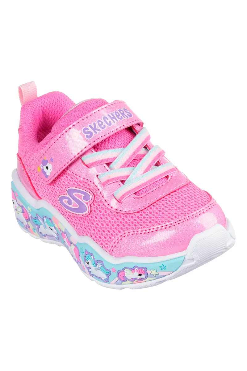 Sneakers Rosa Con Luci Skechers Play Scene Fun Squad miniatura 2
