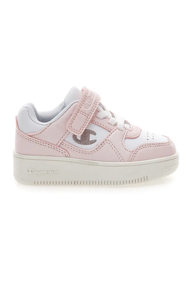 Sneakers rosa con strappo e logo Champion RD18 Bubble G TD