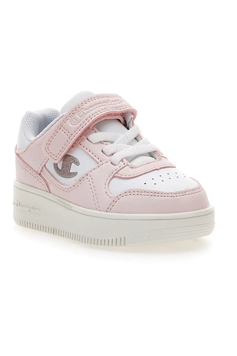 Sneakers rosa con strappo e logo Champion RD18 Bubble G TD miniatura 2
