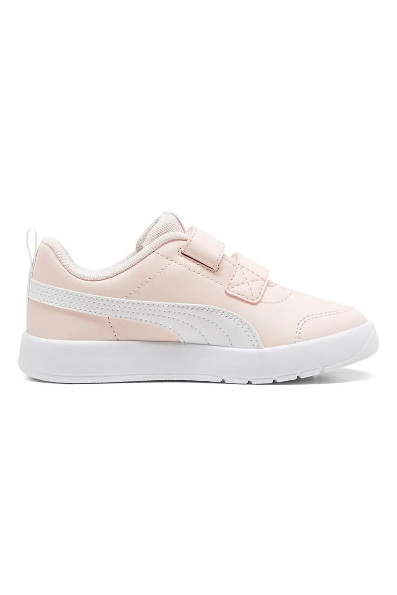 Sneakers Rosa e Bianche Con Strappi Puma Courtflex V3 V PS miniatura 3