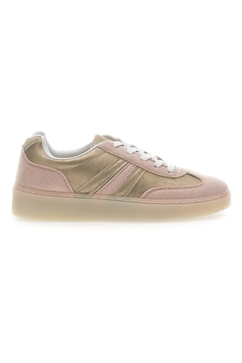 Sneakers Rosa e Oro con Suola in Gomma TALEMI 23786