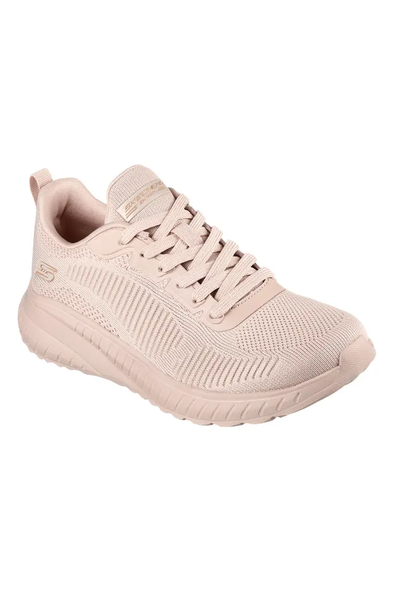 Sneakers rosa in mesh traspirante con Memory Foam Skechers BOBS Squad Chaos Face Off miniatura 2
