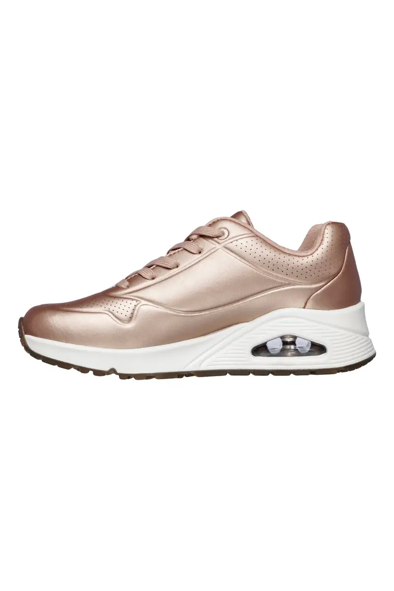 Sneakers Rose Gold Con Skechers Air-Cooled Memory Foam cushioned comfort insole Skechers Street Uno - Rose Bold miniatura 2