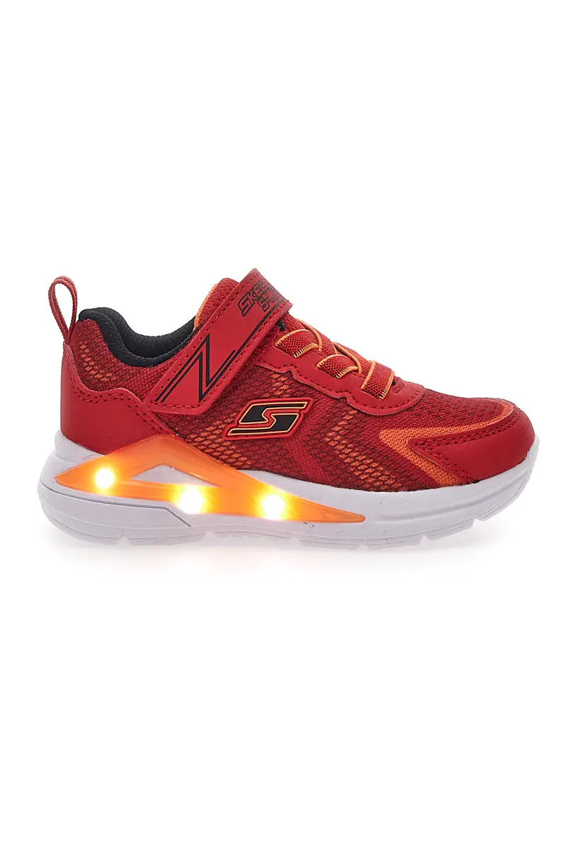 Sneakers Rosse Con Luci Colorate Skechers Lights Tri-Namics