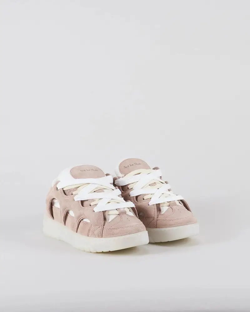 Sneakers santha 1 in suede rosa miniatura 2