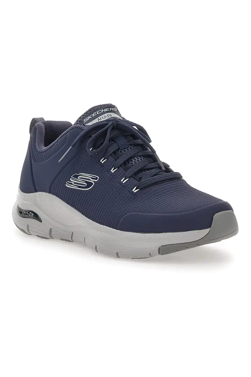 Sneakers Skechers Arch Fit Titan Blu miniatura 2