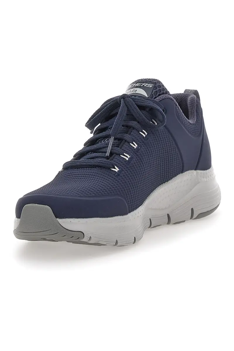 Sneakers Skechers Arch Fit Titan Blu miniatura 3