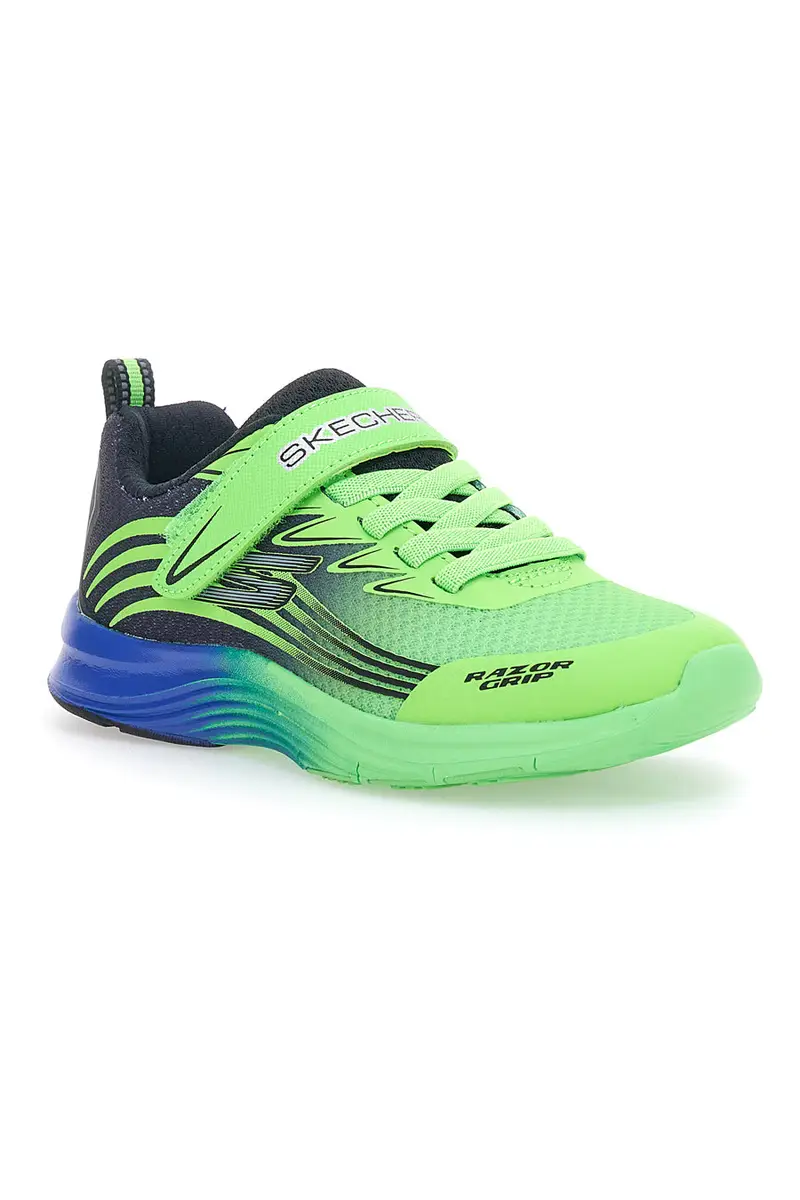 Sneakers Skechers Razor Grip Verde Fluo miniatura 2