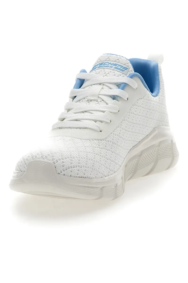 Sneakers Sportive Bianche Skechers Bobs B Flex-Quick Pivot miniatura 3