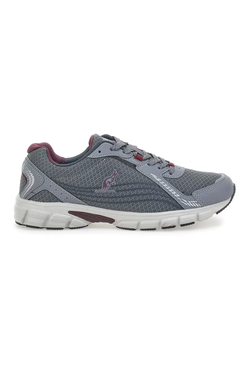 Sneakers Sportive Grigie e Bordeaux AUSTRALIAN AU24M110