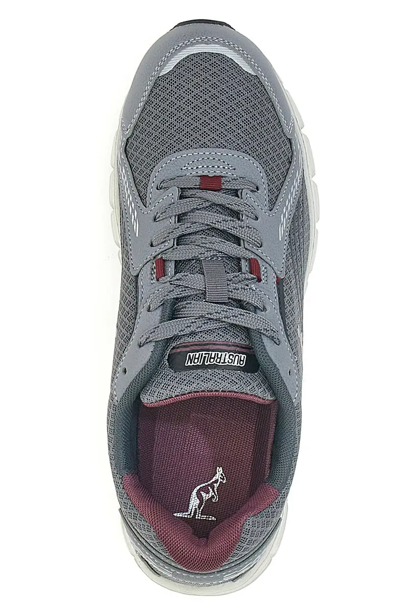 Sneakers Sportive Grigie e Bordeaux AUSTRALIAN AU24M110 miniatura 3