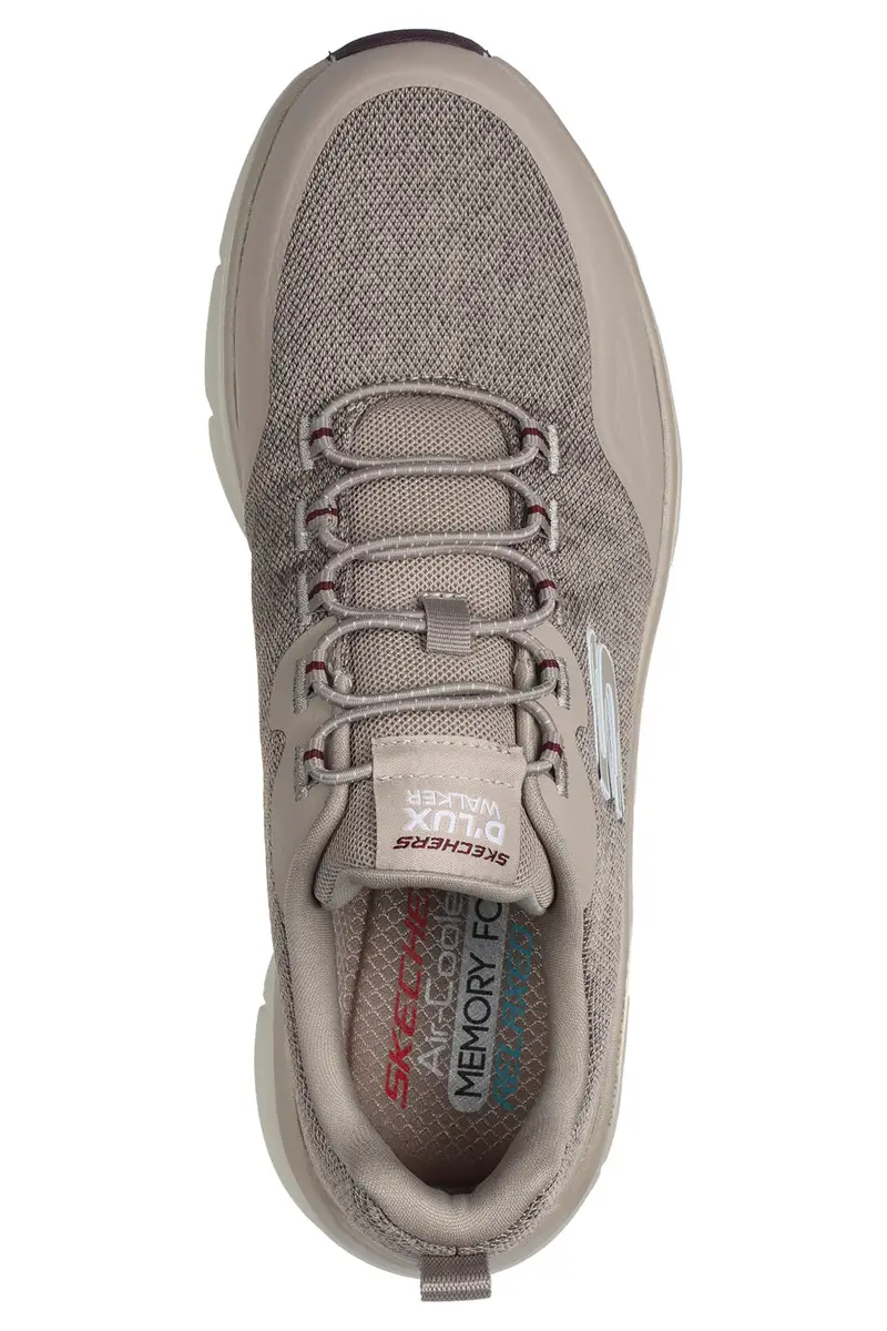 Sneakers Taupe Skechers D'Lux Walker 2.0-Steadyway miniatura 3