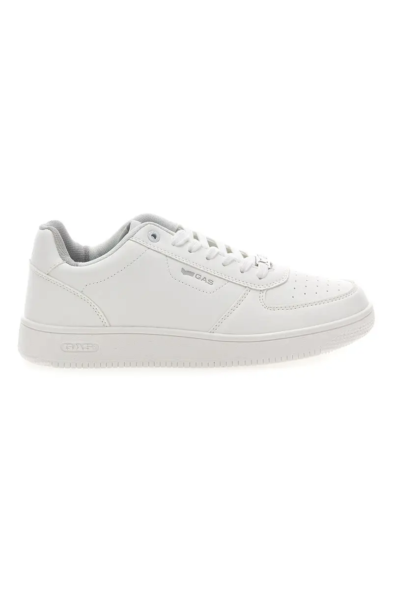 Sneakers total white in materiale sintetico Gas Kevin -Ltx