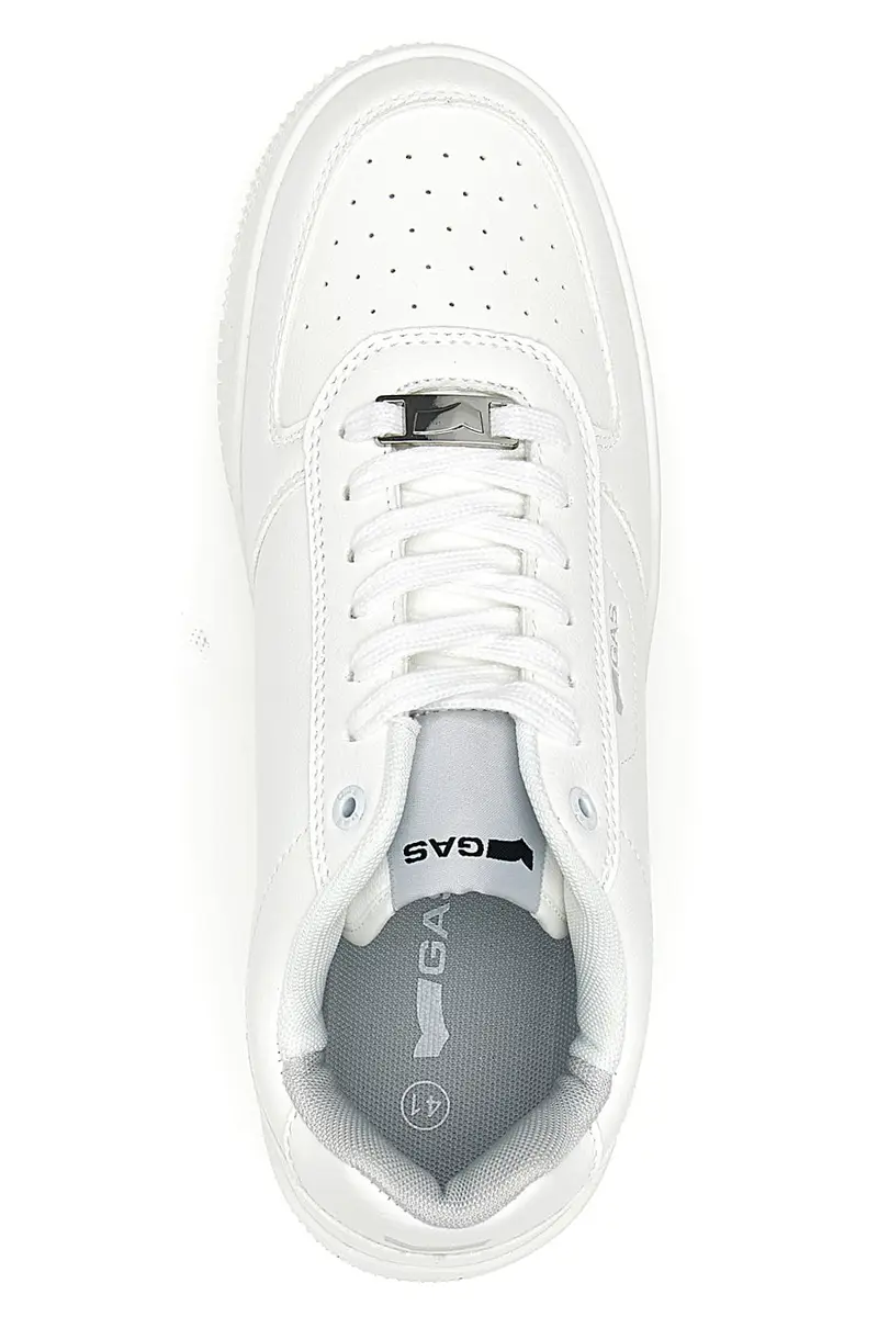 Sneakers total white in materiale sintetico Gas Kevin -Ltx miniatura 3