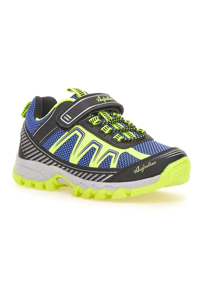 Sneakers Trekking Australian 650 Blu e Giallo miniatura 2