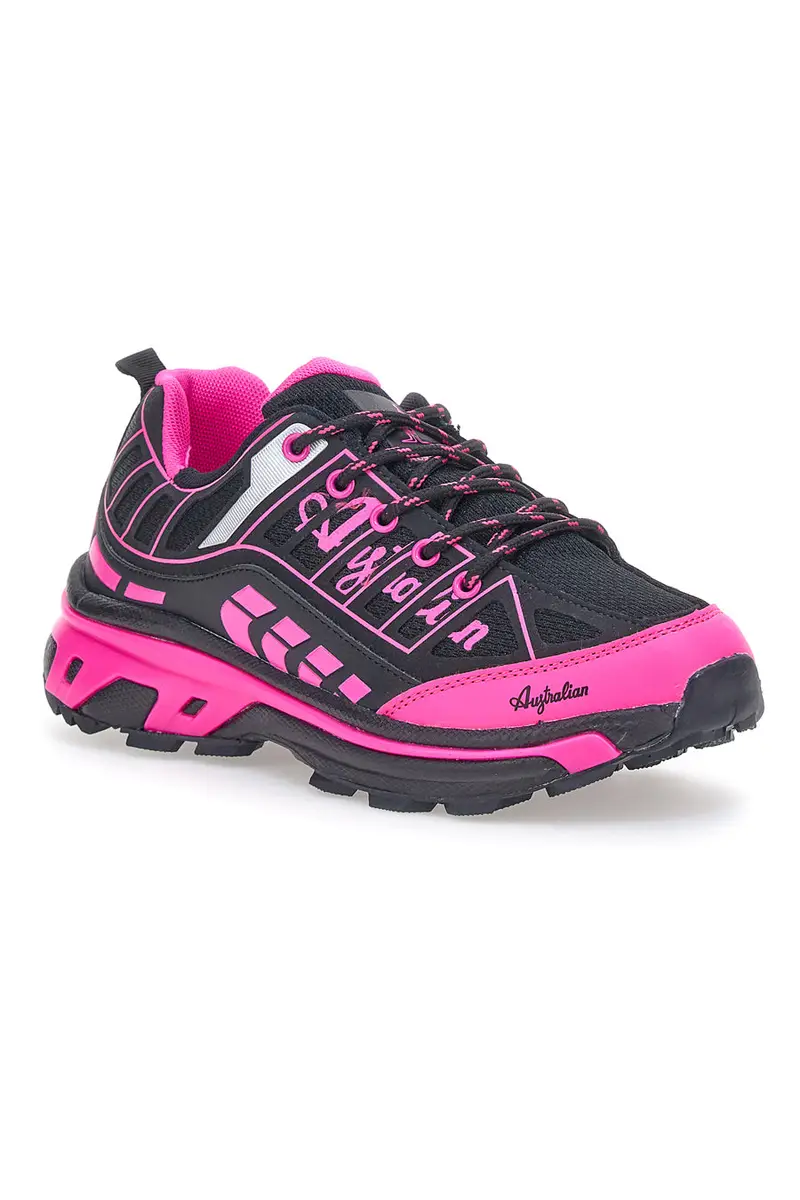 Sneakers Trekking Nere e Fucsia Australian 170 miniatura 2