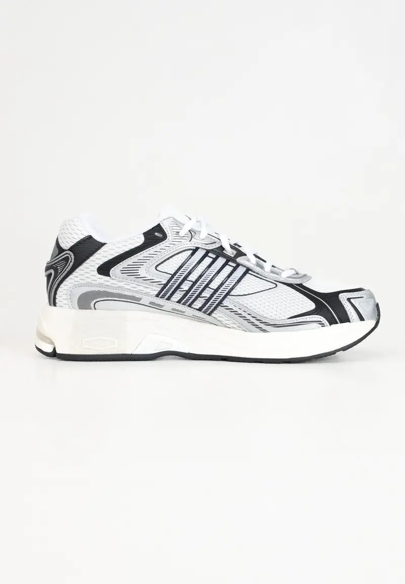 Sneakers uomo donna bianche grigie e nere Response CL miniatura 2