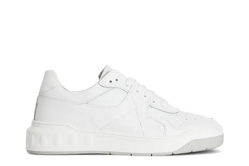 sneakers uomo in pelle bianco 40
