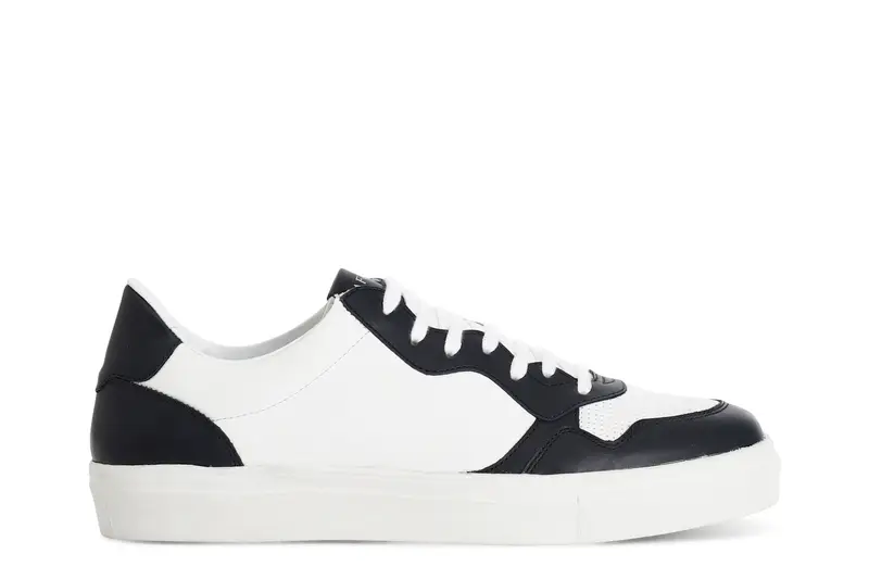 sneakers uomo in pelle bianco/blu 40