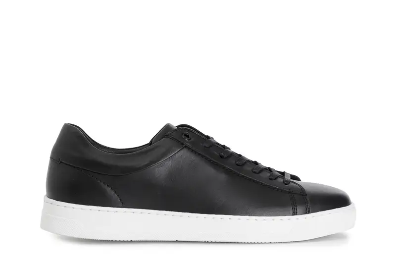 sneakers uomo in pelle nero