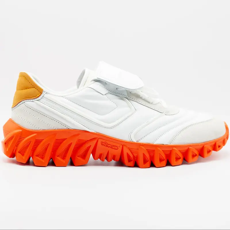 Sneakers uomo sneakerball in pelle bianca