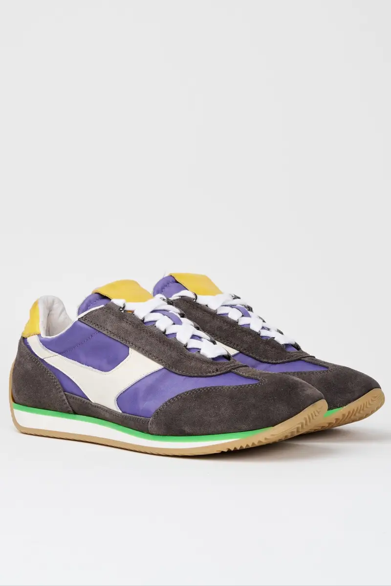 Sneakers uomo TRAINER '74 in camoscio viola