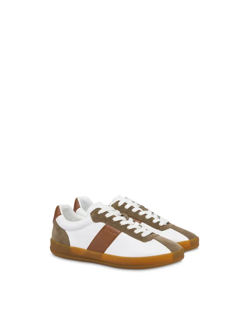 Sneakers Venus in Vitello BIANCO/FORESTA/LEGNO, 39, Pollini miniatura 2