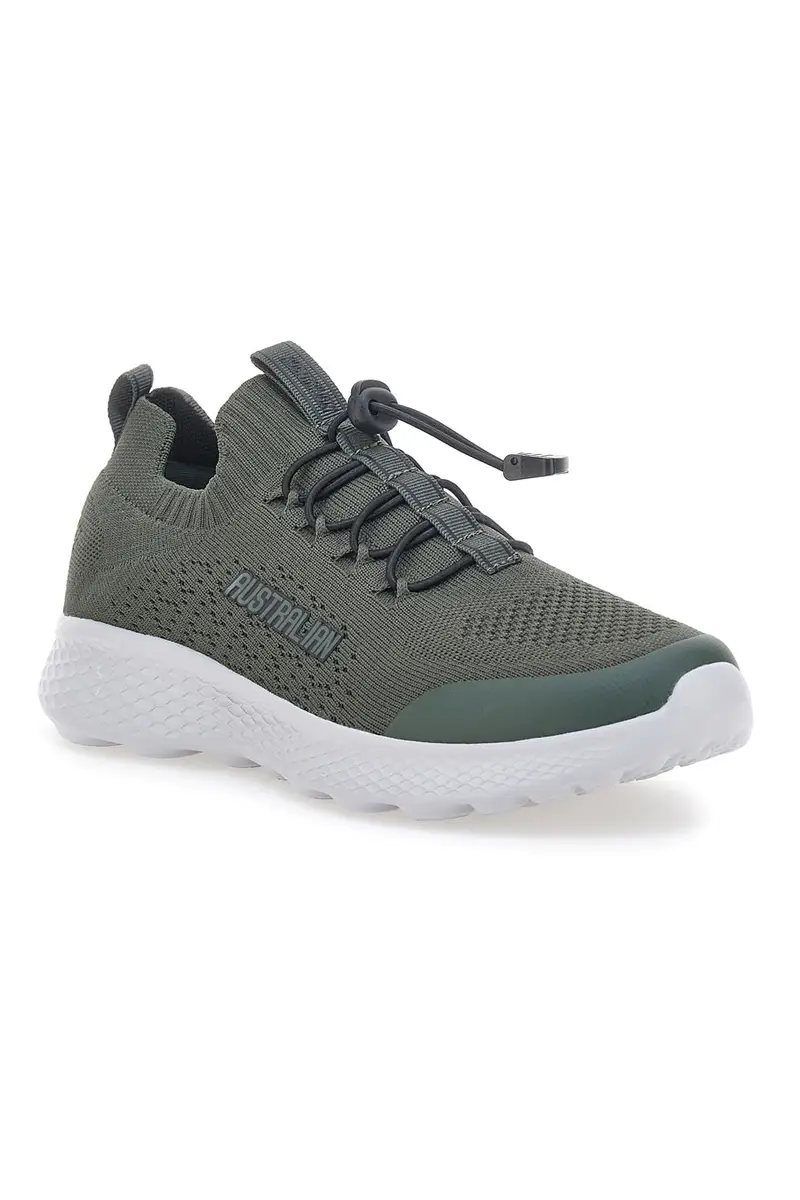 Sneakers Verde Militare Con Tomaia in Mesh e Effetto Memory AUSTRALIAN AU25M107 miniatura 2