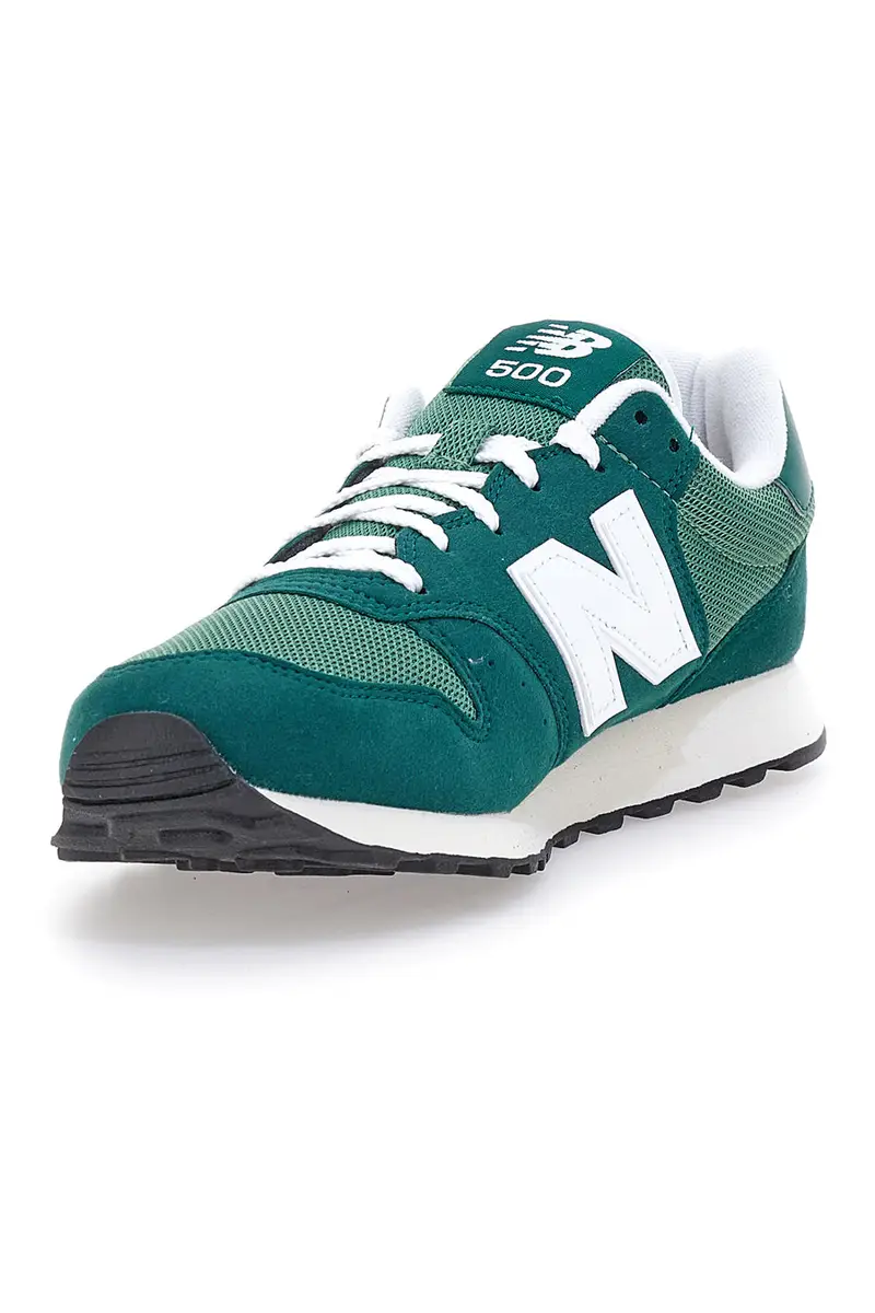 Sneakers Verdi Con Logo Laterale New Balance 500 miniatura 3