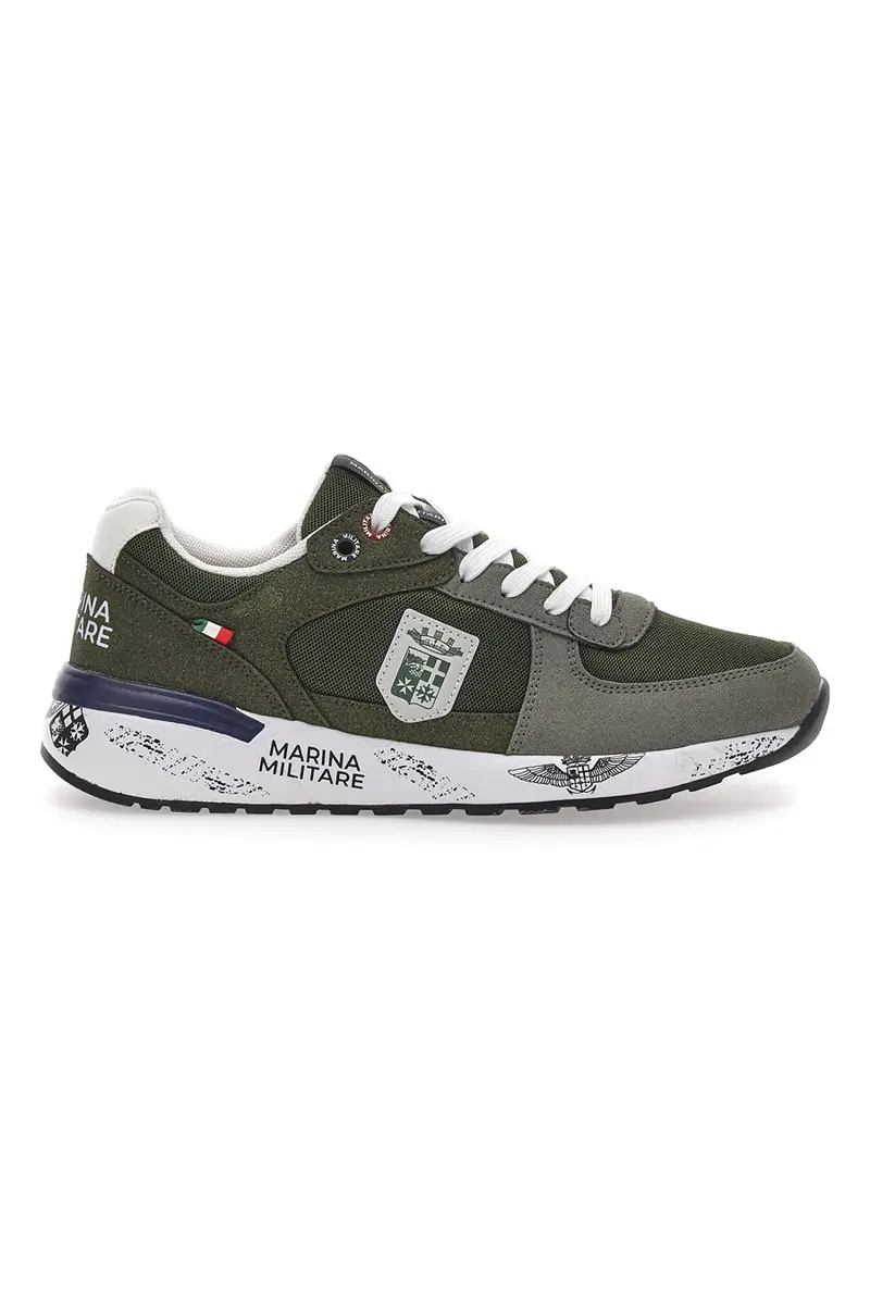 Sneakers Verdi Con Memory Soft Marina Militare MM2281