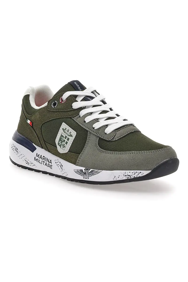 Sneakers Verdi Con Memory Soft Marina Militare MM2281 miniatura 2