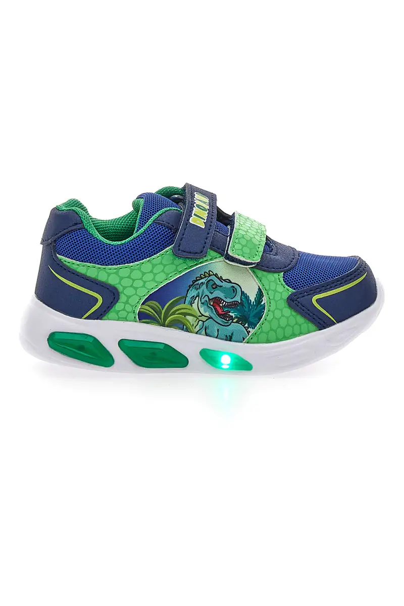 Sneakers Verdi e Blu con Luci Disney 8020060