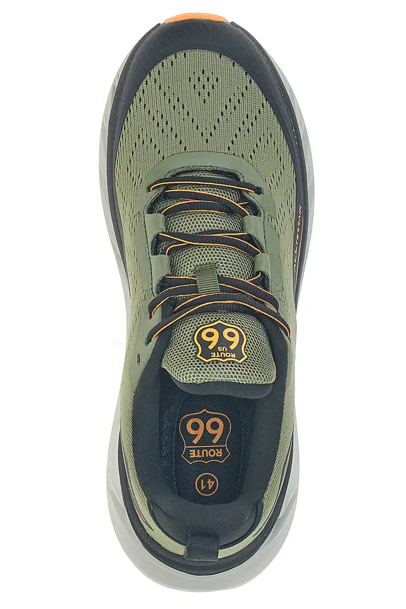 Sneakers verdi e suola chunky ROUTE 66 RO51811D miniatura 3