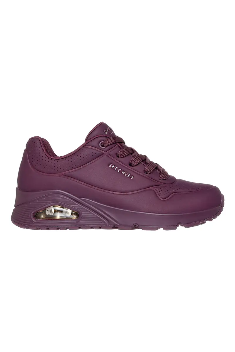 Sneakers viola con suola ammortizzata Air-Cooled Memory Foam Skechers Uno Stand On Air
