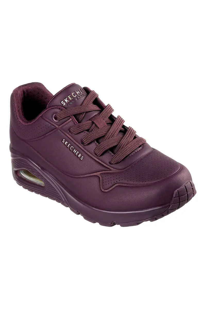 Sneakers viola con suola ammortizzata Air-Cooled Memory Foam Skechers Uno Stand On Air miniatura 2