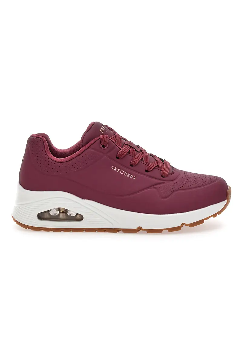 Sneakers Viola con suola bianca da Donna Skechers Uno-Stand on Air