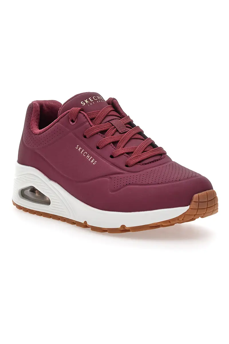 Sneakers Viola con suola bianca da Donna Skechers Uno-Stand on Air miniatura 2