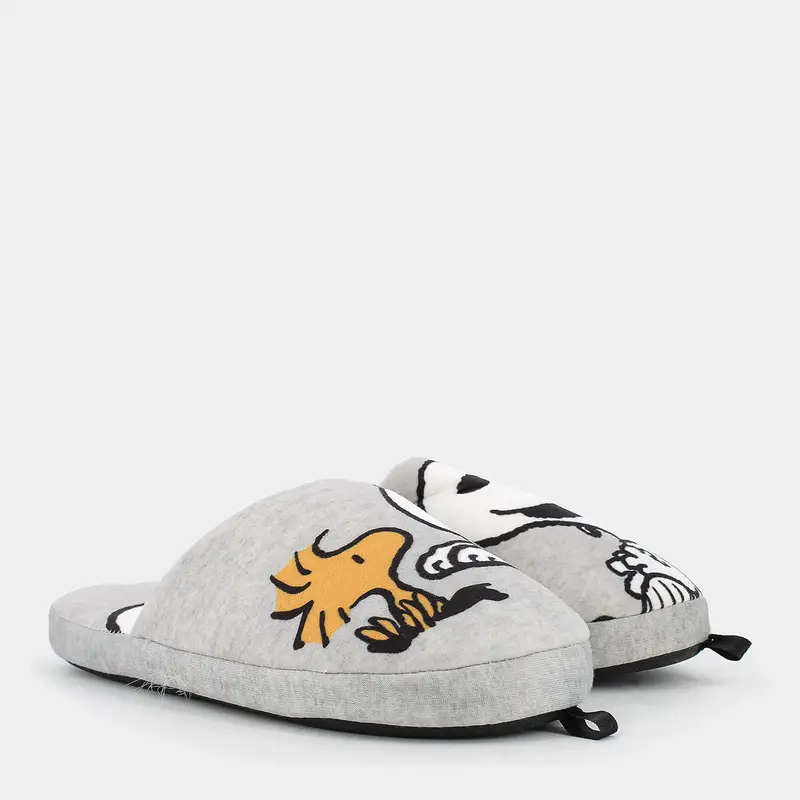 Ciabatte Snoopy da Donna, grigio miniatura 2